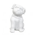 Star Brite Simple Designs Porcelain Puppy Dog Table Lamp; White ST163525